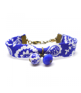 Bracelet Liberty Porcelaine bleue - Bracelet fantaisie femme
							 - Les Bijoux Acidules Bracelet Liberty Porcelaine bleue - Bracelet fantaisie femme
							 - Les Bijoux Acidules