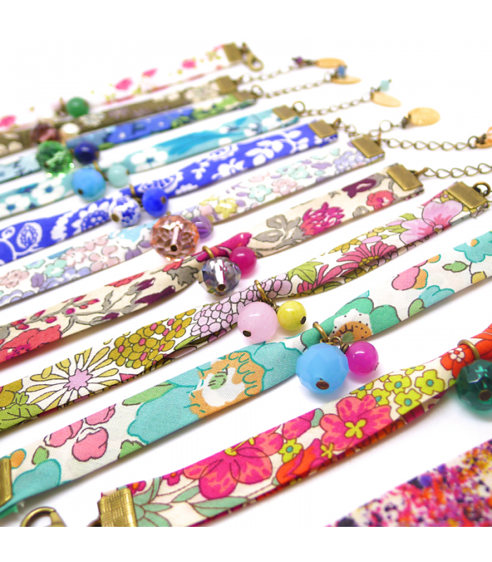 Bracelet Liberty Fleurs des Champs - Bijoux fantaisie tendance - Les Bijoux Acidules