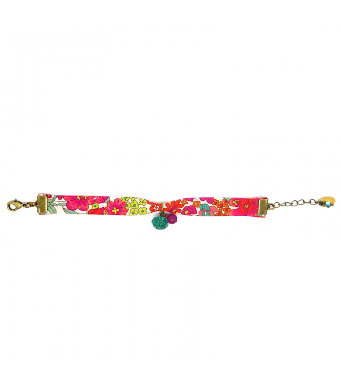 Bracelet Liberty Jardin d'Eté - Bijoux fantaisie tendance - Les Bijoux Acidules