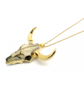 Collier Boho Tête de buffle - Bijoux Bohème  - Les Bijoux Acidules