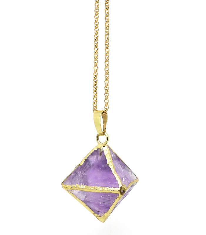 Purple Boho Dream long necklace