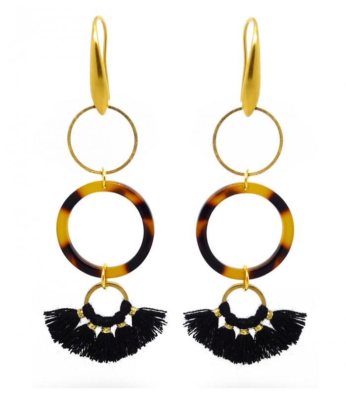 Boucles d'oreilles Kenya- Bijoux fantaisie - Les Bijoux Acidules