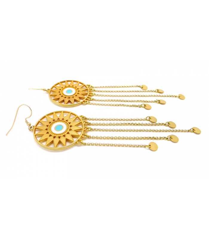 Boucles d'oreilles Sunshine - Bijoux bohème